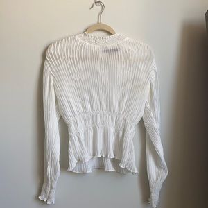 White Zara top!